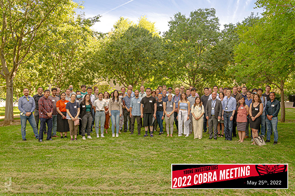 Group photo of young investigators at the Bay Area COBRA event in May 2022