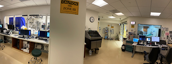 MRI and angiography suites located at ZSFG hospital in San Francisco