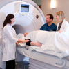Patient being prepared for MRI of the prostate by Dr. Emily Webb