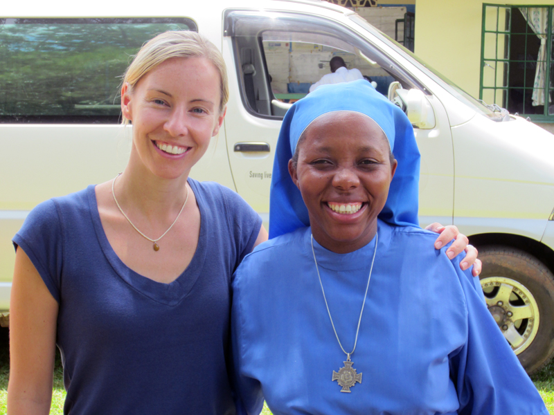 Ginger Merry in Uganda