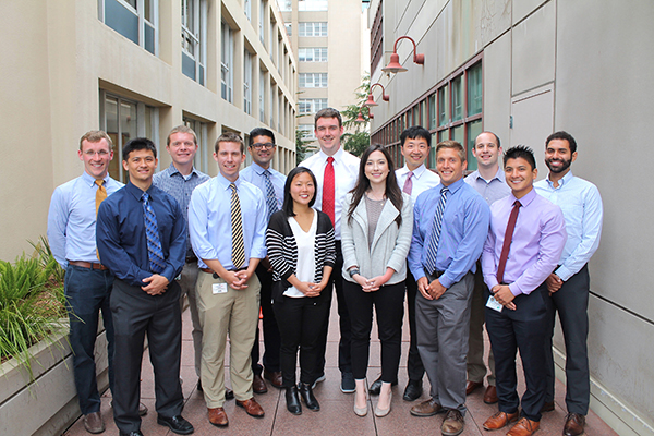 UCSF Radiology Residents, Class of 2021 (Photo taken in 2017)