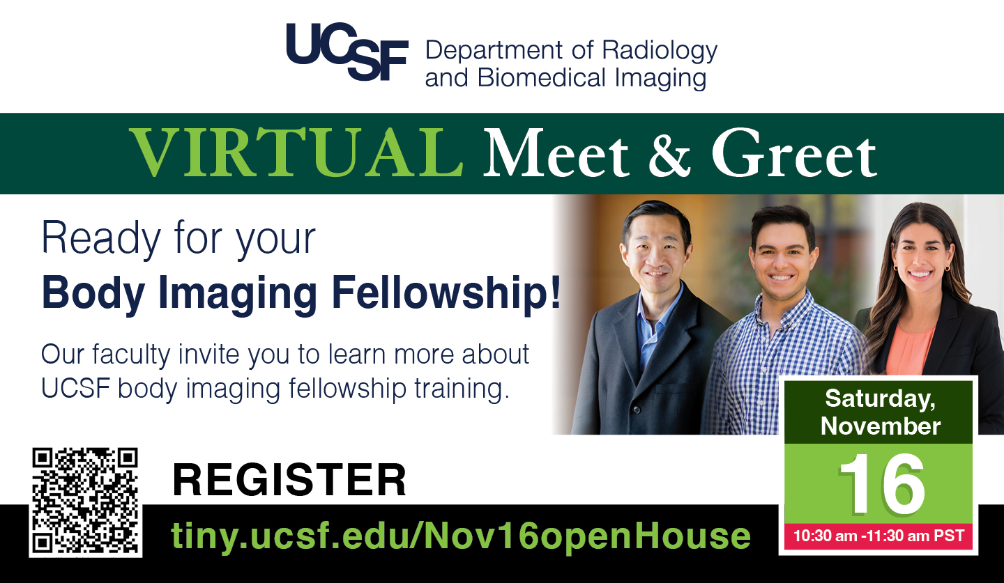 Fellowship Program Meet and Greet Nov. 16 at 10:30-11:30 am PST