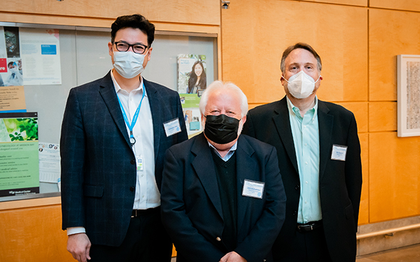 (L-R): Christopher Hess, MD, PhD; John Kurhanewicz, PhD; Daniel Vigneron, PhD (L-R): Christopher Hess, MD, PhD; John Kurhanewicz, PhD; Daniel Vigneron, PhD