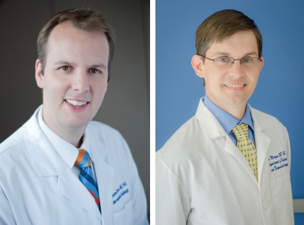 (L-R): Andrew Taylor, MD, PhD and John Mongan, MD, PhD