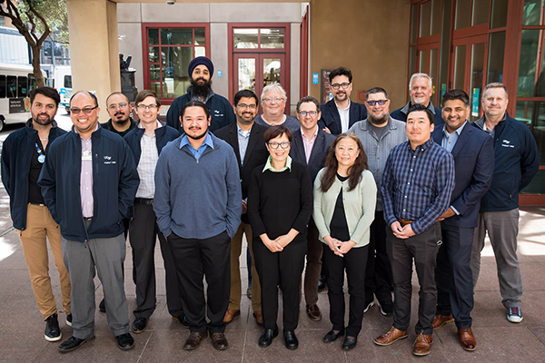 UCSF Radiology IT, March 2022 Photo of UCSF Radiology IT, March 2022 taken outside the UCSF Library at the Parnassus site