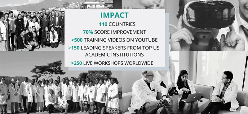 Health4theWorld co-founders Bhavya Rehani, MD and William Dillon, MD provide educational, provider and patient support globally. Health4theworld