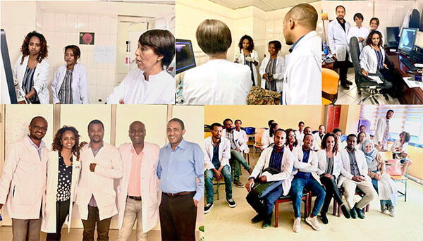 UCSF RAD-AID Chapter Chief, Tatiana Kelil, MD provides breast imaging training in Ethiopia. Rad-aid