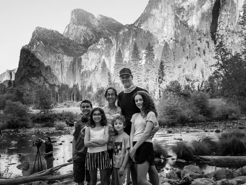 George and his family