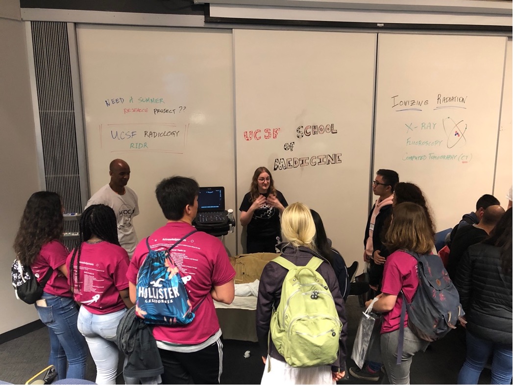 Students learn about UCSF from Dr. Vella at the “Inside UCSF” event in 2019. Students learn about UCSF from Dr. Vella at the “Inside UCSF” event in 2019.