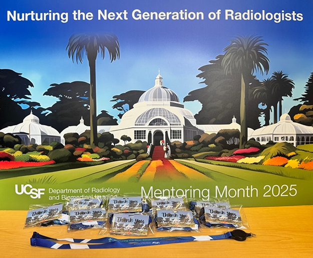 Radiology Mentoring poster and gifts 2025