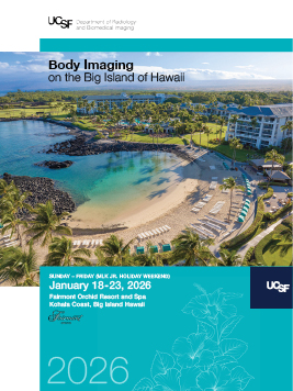 Promotional flyer for Body Imaging on the Big Island of Hawaii, January 18–23, 2026