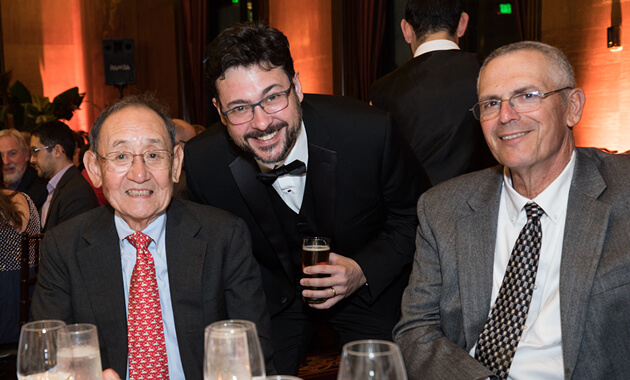 Hideyo Minagi, MD, Professor Emeritus; Chair Christopher Hess, MD, PhD; Robert Kerlan, MD
