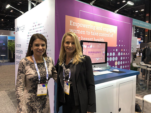 (L-R): Heather Greenwood, MD and Kathryn Pearson Peyton, MD, founder, CEO and chief medical officer of Mammosphere, Inc.