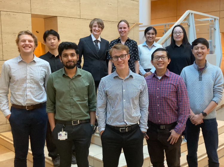 2023-24 MSBI Student Thesis Symposium a group photo of young people