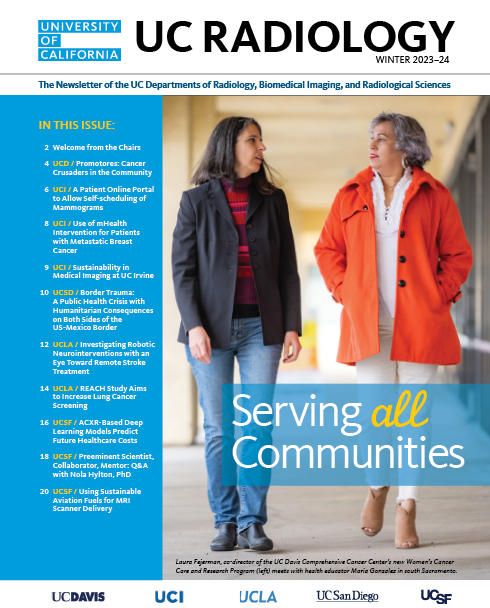 UC Radiology Summer 2023 Newsletter cover