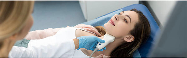 Prepare for thyroid ultrasound