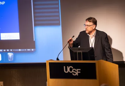 Dan Vigneron speaking at conference