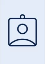 Icon of a person’s profile photo placeholder, shown as a head and shoulders inside a rounded square frame.