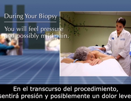 Embedded thumbnail for Stereotactic (Mammogram-Guided) Breast Biopsy (Spanish)