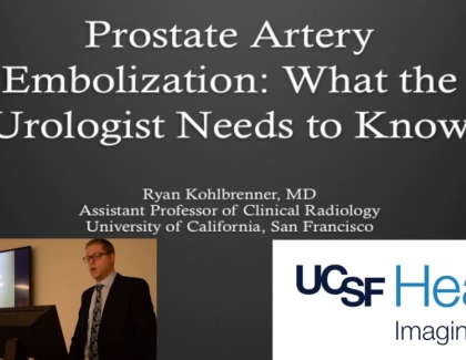 Embedded thumbnail for Prostate Artery Embolization: What Urologist Needs to Know