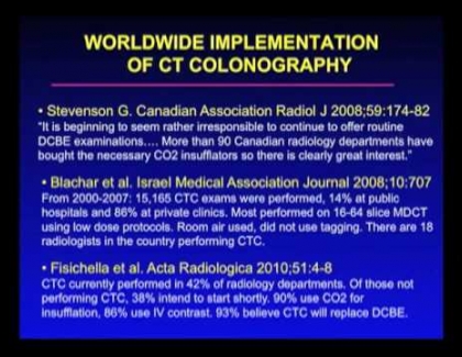 Embedded thumbnail for Is CT colonography (CTC) being accepted worldwide?