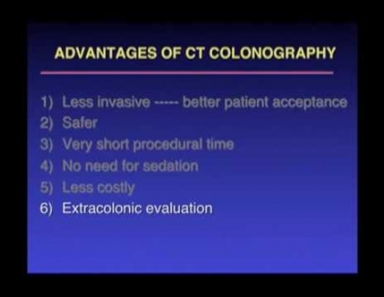 Embedded thumbnail for What are the advantages of CT colonography?