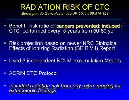 Embedded thumbnail for Radiation Dose for CTC